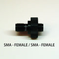 SMA Female to SMA Female Black Anodized Adapter